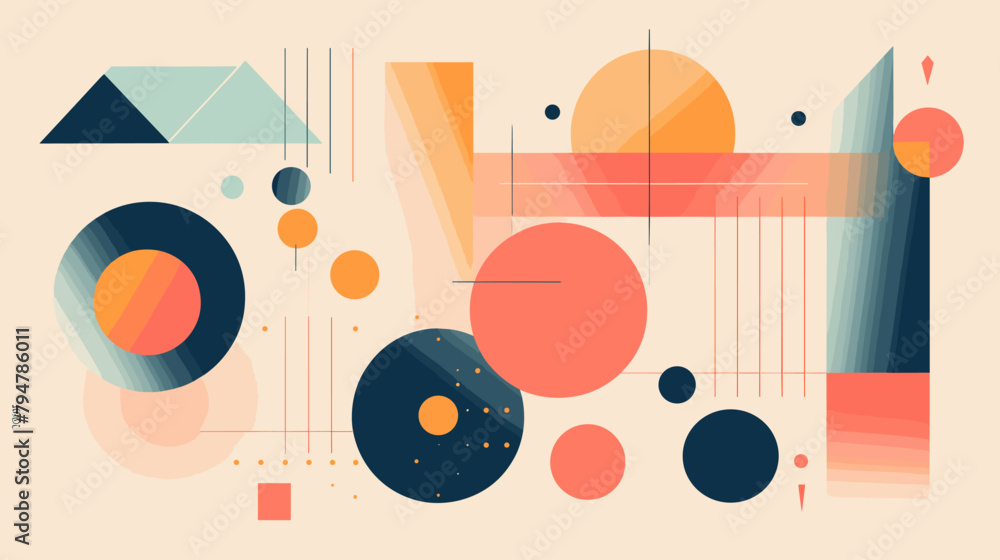 Concept vector illustration of presentation background. Concept vector illustration of presentation background.