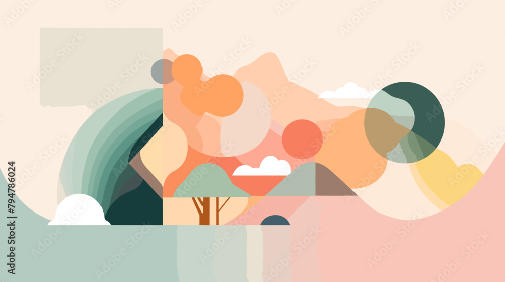 Concept vector illustration of presentation background. Concept vector illustration of presentation background.