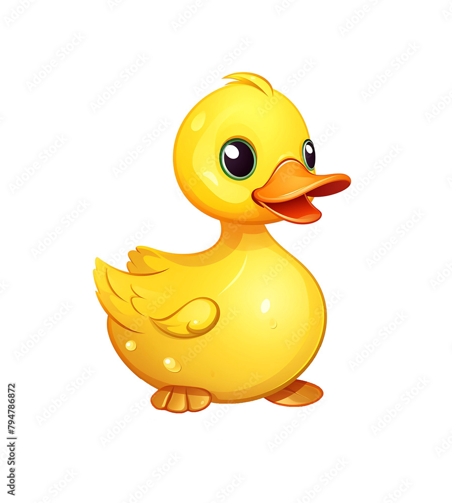Glossy yellow rubber duck vector with a cheerful expression. isolated on a transparent background. Generative AI
Glossy yellow rubber duck vector with a cheerful expression. isolated on a transparent background. Generative AI