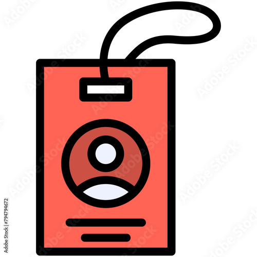 visitors filled line icon