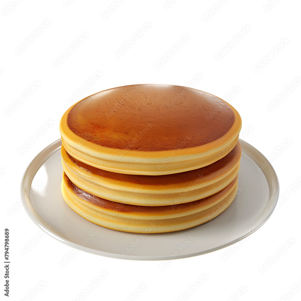 Dorayaki pancake on isolated transparent background Dorayaki pancake on isolated transparent background