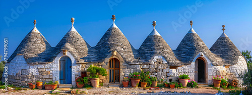 Alberobellos Traditional Trulli Houses, Unique Architecture in Puglia, Italy