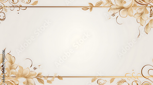 vintage floral frame