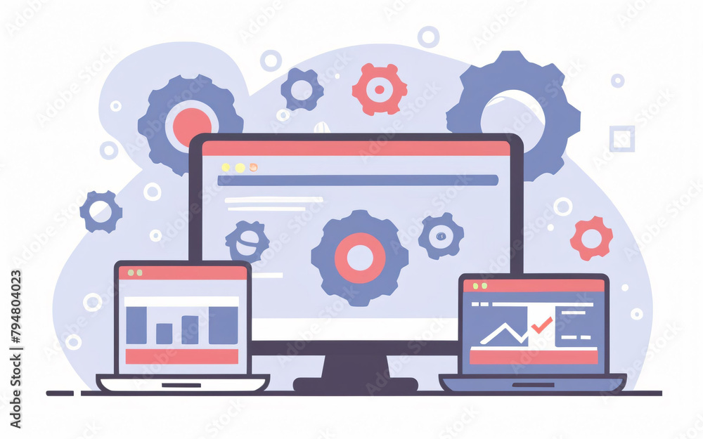 Obraz premium Web Development