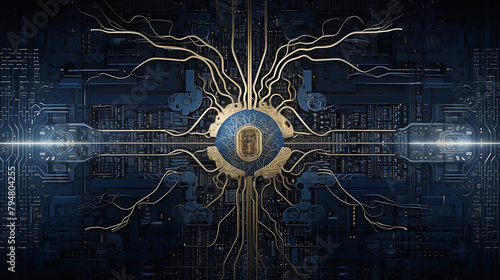 background with gears