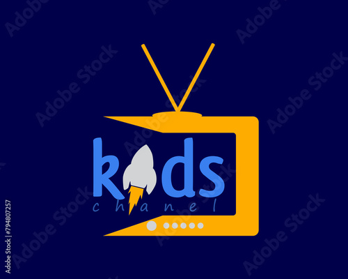 creativekids chanel logo design template