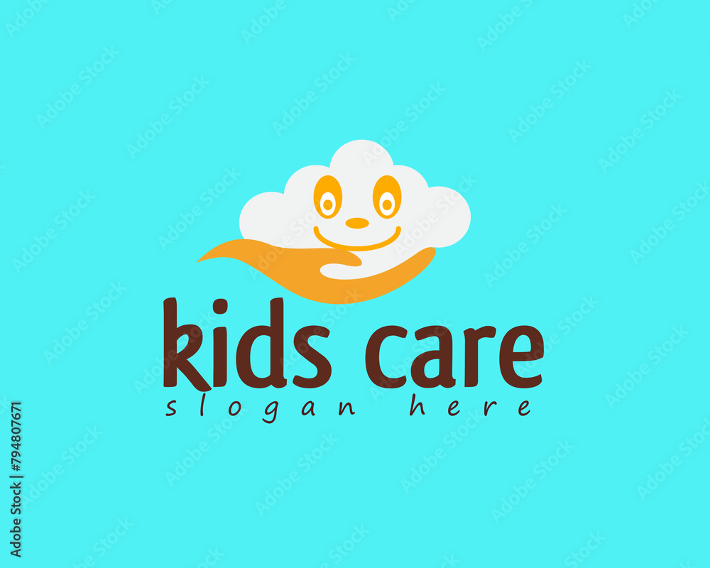 creative cloud smile icon logo design template creative cloud smile icon logo design template