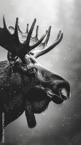 Amazing Moose background wallpaper image