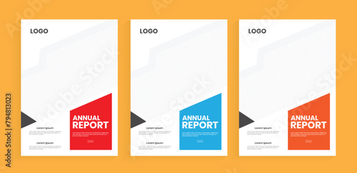 brochure design template. folding brochure cover layout. modern and creative flyer, print booklet, document leaflet design. a4 annual report book cover design