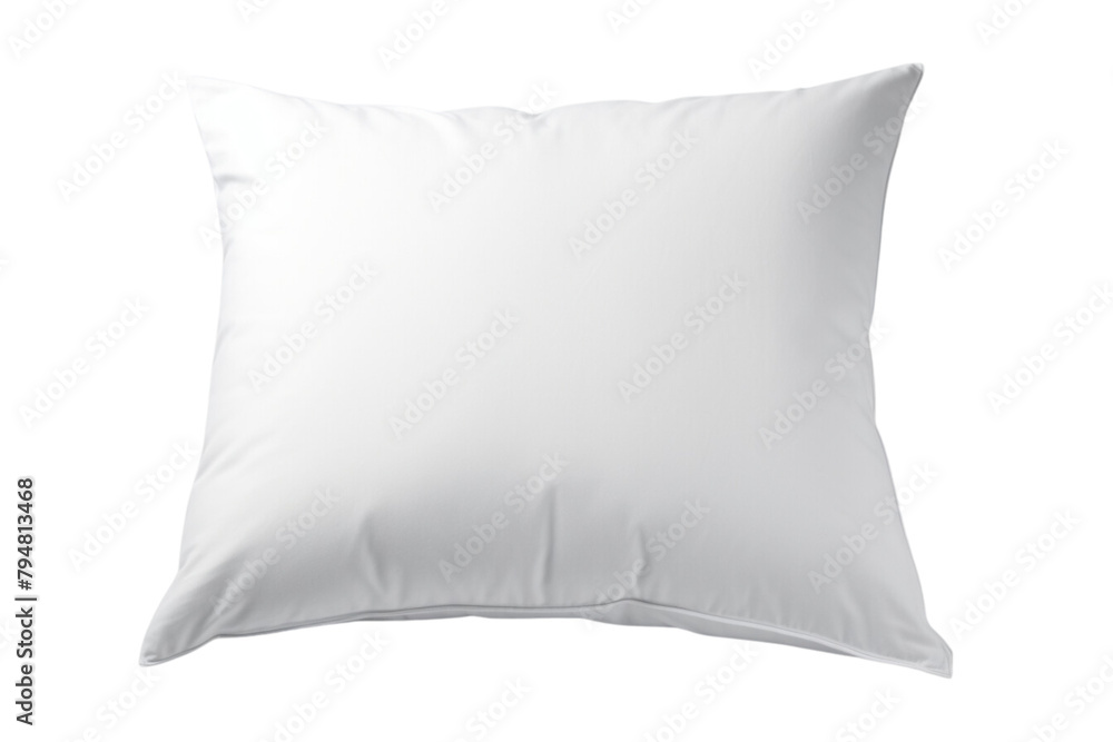 Blank pillow isolated on white background. Empty cushion for your design Blank pillow isolated on white background. Empty cushion for your design
