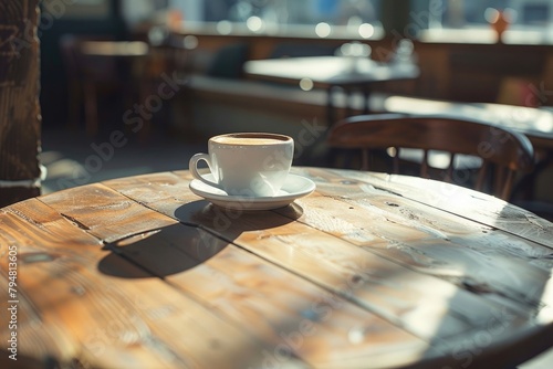 coffee cup on the table