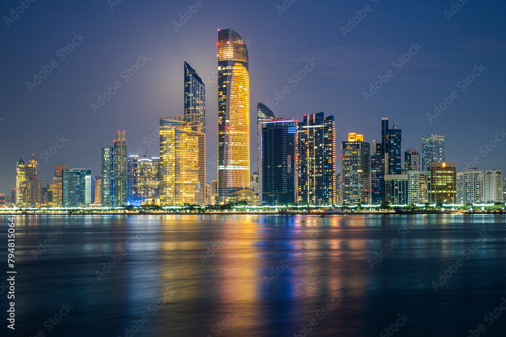 Fototapeta premium Abudhabi point view 