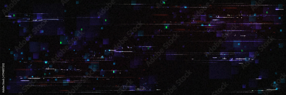 Vetor do Stock: Glitch game effect tv screen with pixel texture ...