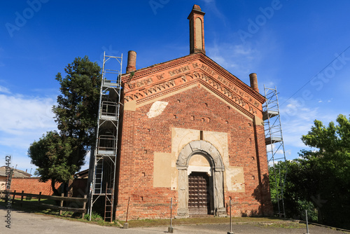 San Giacomo della Cerreta church rural rock photo