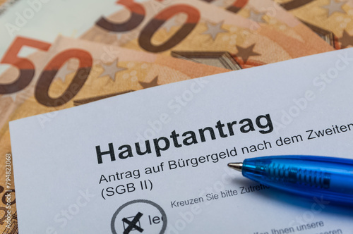 Antrag auf Bürgergeld in Deutschland © Stockfotos-MG