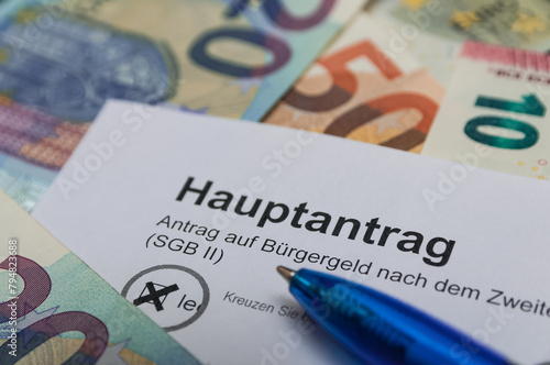 Antrag auf Bürgergeld in Deutschland © Stockfotos-MG