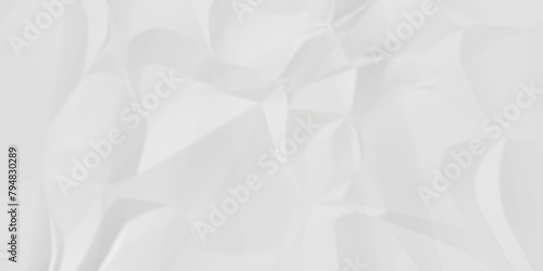White crumple paper wrinkled poster template ,blank glued creased paper texture background. white paper crumpled backdrop background. used for cardboard.	

