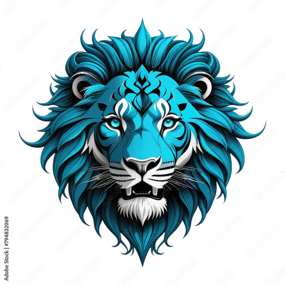 Obraz premium tiger head mascot shirt design