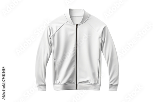 Blank tracksuit top, jacket design, sportswear, track front photo