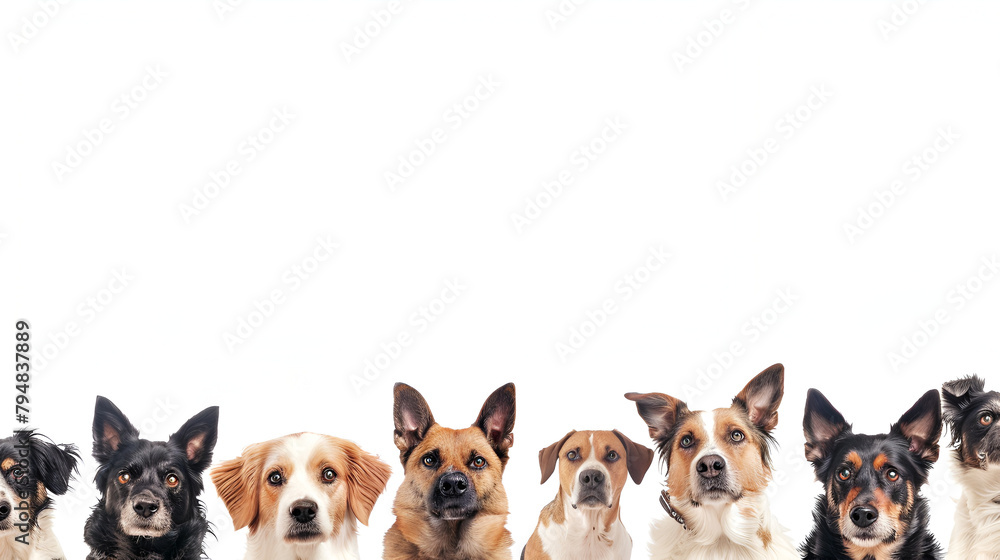 group of dogs,generative ai