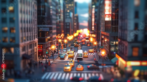 New York City in tilt-shift photography