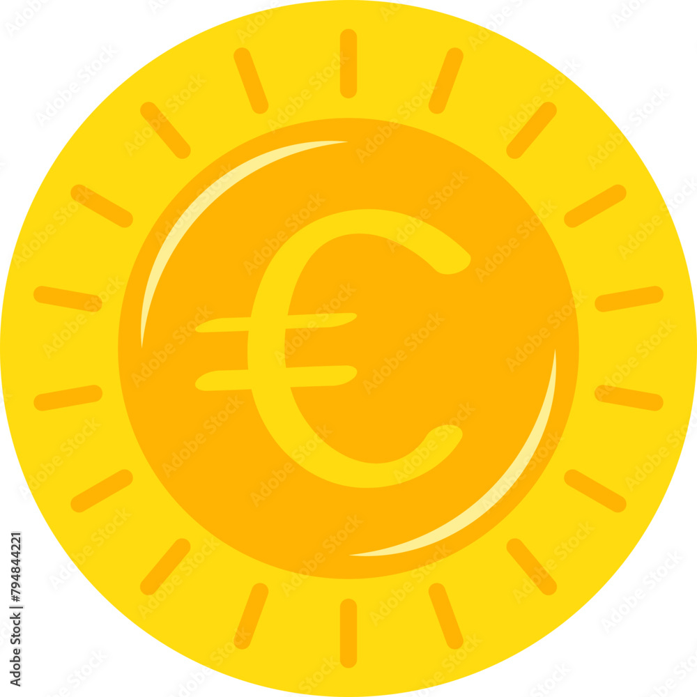 Obraz premium Currency Coin Icon
