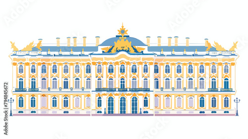 Winter Palace State Hermitage museum in Saint Petersb photo