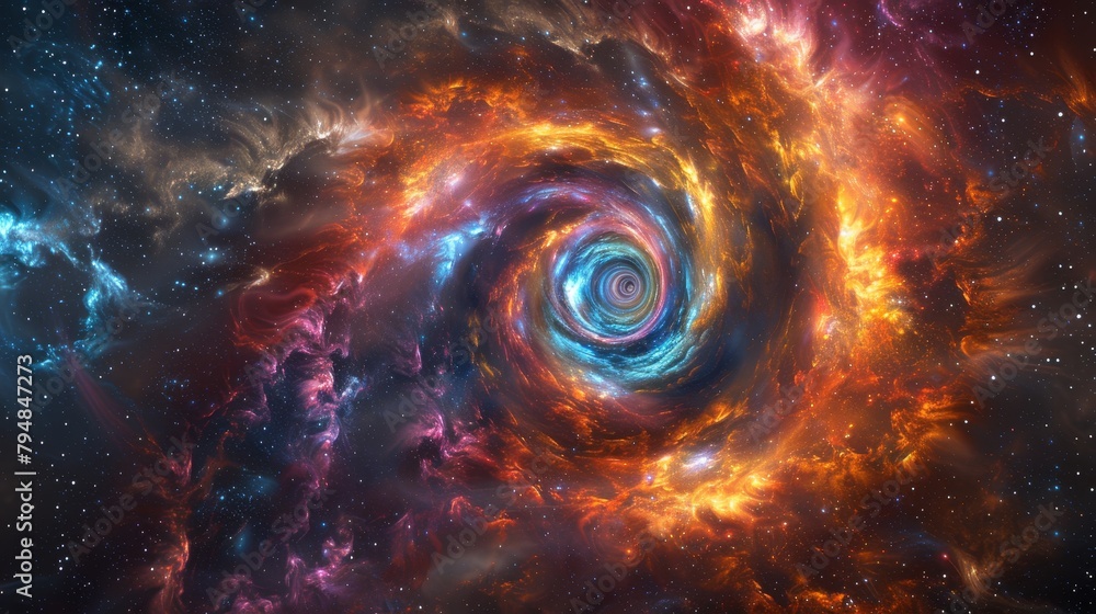 Telescope: A 3D visualization of a telescope's view of a nebula Telescope: A 3D visualization of a telescope's view of a nebula