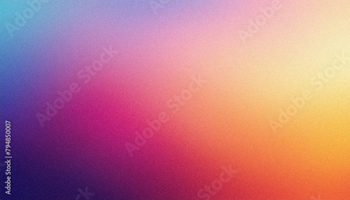 Abstract grainy color gradient background