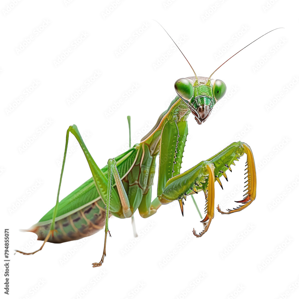 European Mantis on Transparent Background European Mantis on Transparent Background