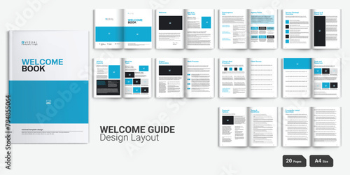 Welcome Book Design Welcome Guide Design Layout Welcome Pack
