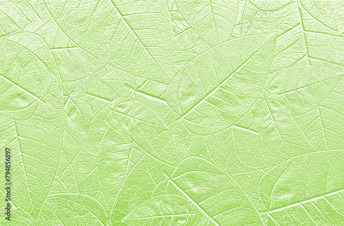 green leaf background smooth glass effect