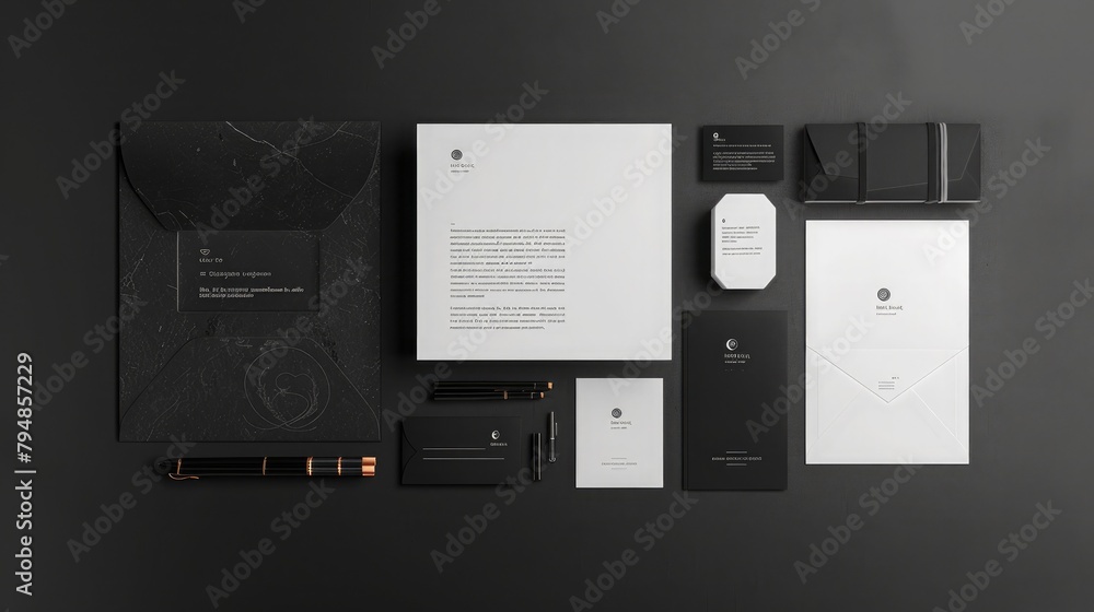 A set of realistic stationery mockups featuring letterheads, envelopes, and business cards, perfect for showcasing your corporate branding. A set of realistic stationery mockups featuring letterheads, envelopes, and business cards, perfect for showcasing your corporate branding.