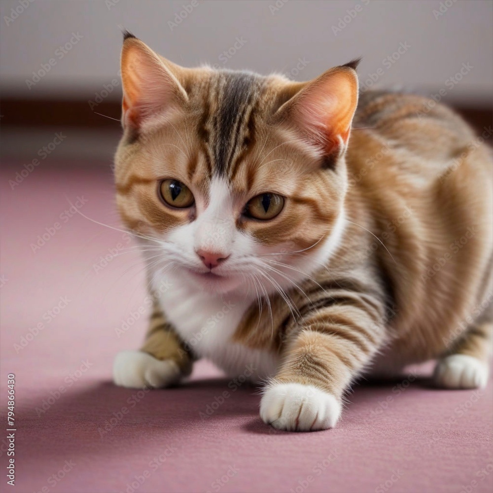 portrait of a munchkin cat
