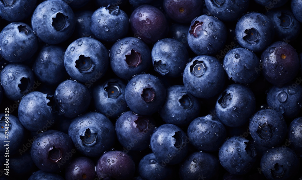 A close up of blueberries A close up of blueberries