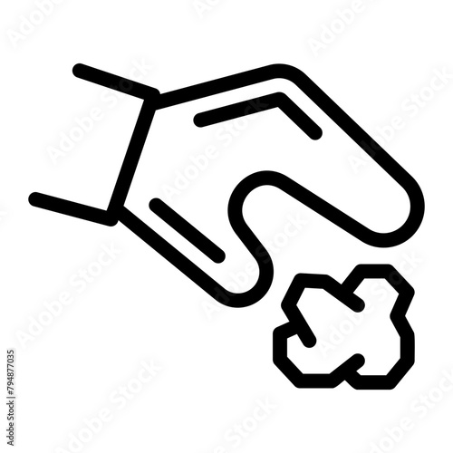 throwing trash