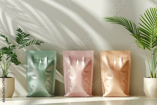 pouch package mockup