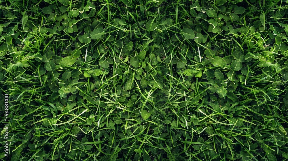 A close up of a green field of grass A close up of a green field of grass