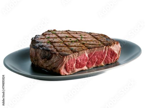 beef steak on a plate