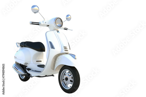 Scooter Freedom Ride on Transparent Background
