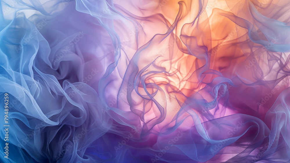 Ethereal hues swirl and blend in a mesmerizing display, evoking a sense of wonder and enchantment.
