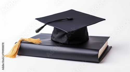 graduation cap and diploma ...