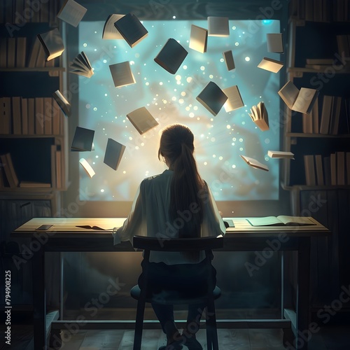Enchanted Workspace of a Co...