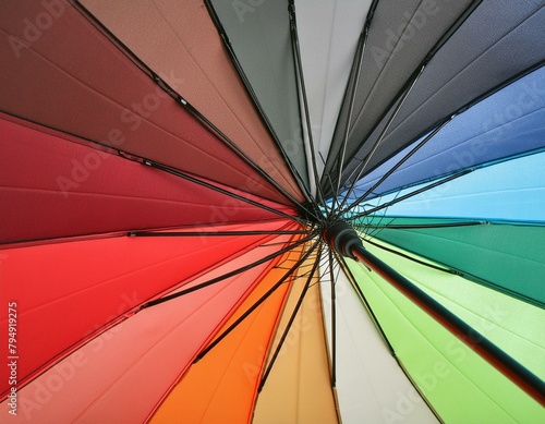 close up of colorful umbrella background