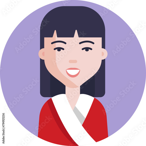 Experience the grace and elegance of Japanese culture with our Geisha icon, embodying tradition and artistry.
