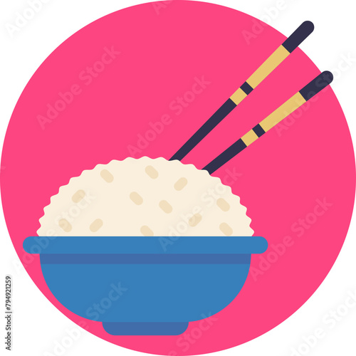 Embrace the culinary heritage of Japan with our Rice Bowl icon, capturing the simplicity and elegance of a staple meal in Japanese culture.