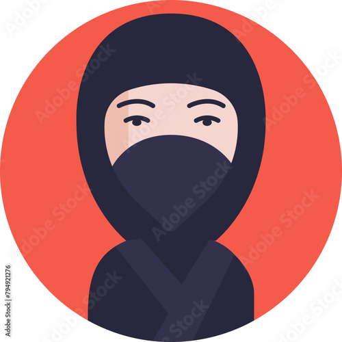 Stealthy and swift, the Ninja icon embodies the art of covert operations and secrecy, synonymous with Japan's legendary shadow warriors.