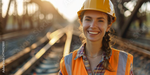 Professional portrait - Railroad Worker photo