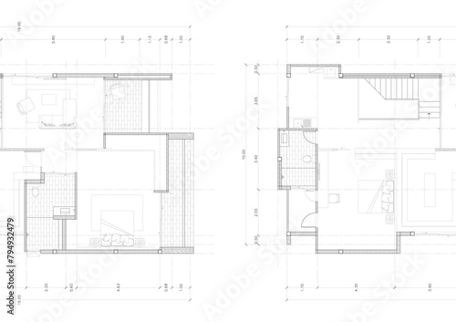 Write a blueprint architecture for building.