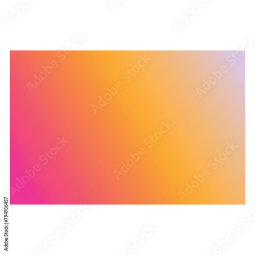 Rectangle rose et jaune dégradé simple